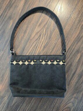 LISA LILL STUDIO Contemporary Style Suede Shoulder/Wristlet Bag NWOT